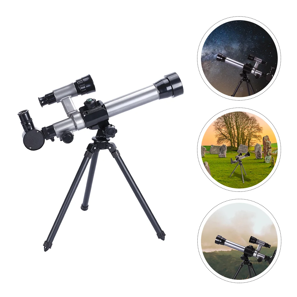 

Kids Telescope Rotatable Stargazing Monocular Telescope with Finder Scope