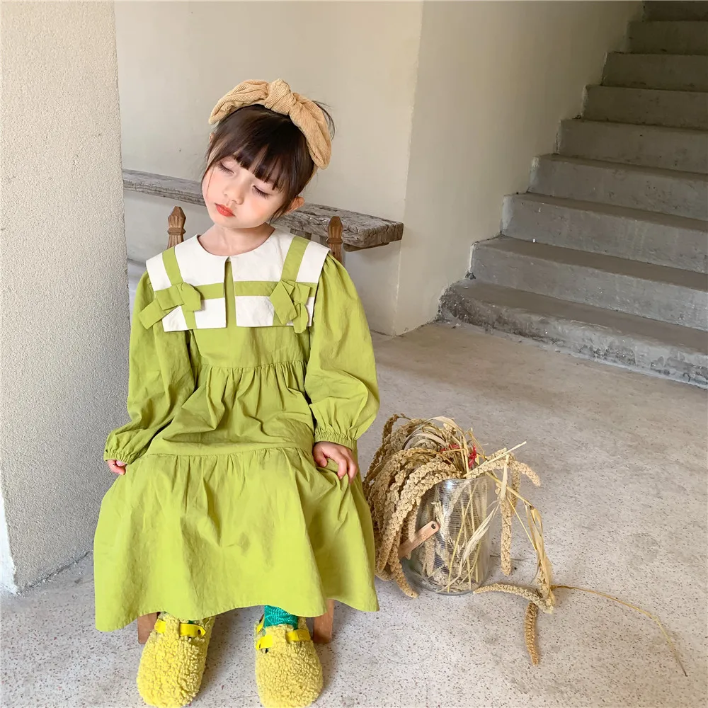 

Spring Autumn Kids Princess Dress For Girl Long Sleeve Children Girl Elegant Dresses New Fashion Toddler Baby Soft Clothes