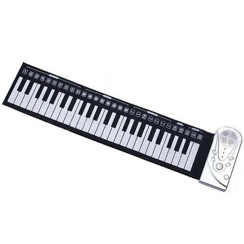 Electronic Music Keyboard Electric Organ Children Theone Roll Up Piano 88keys Folding Synthesizer Christmas Present XR50DZQ