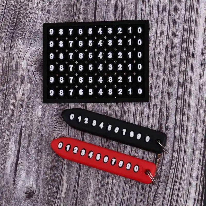 Функция &quotантипотеря телефон номерной знак кулон-брелок для автомобиля авто