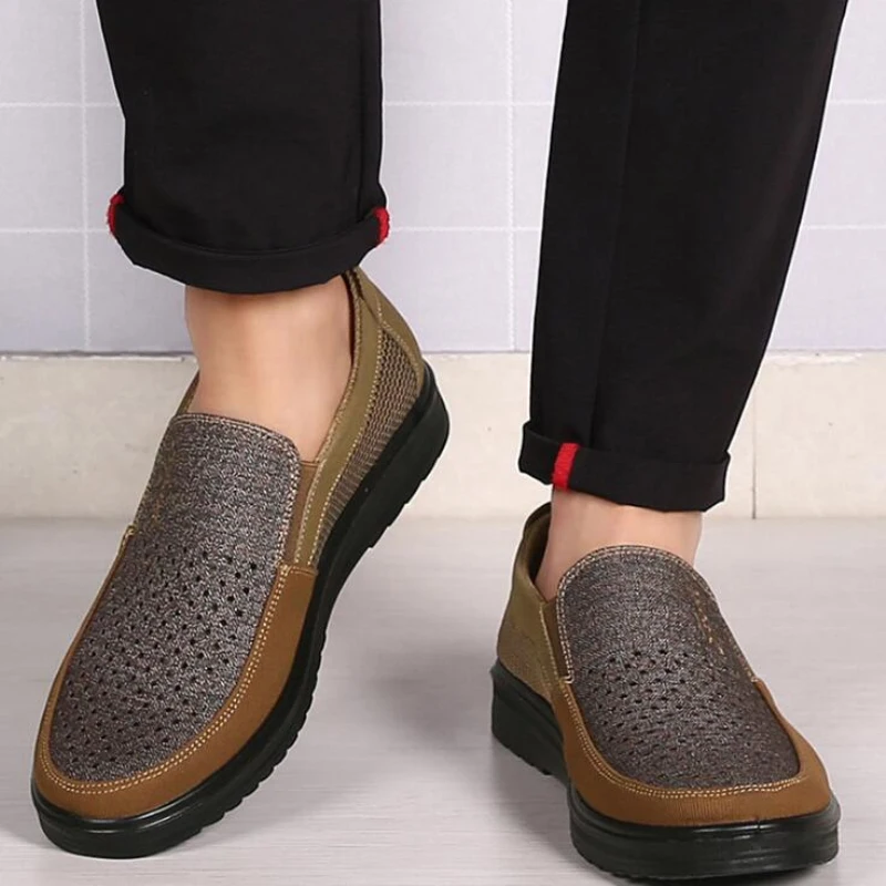 Мужские сандалии Летняя обувь из сетчатого материала большие размеры 48