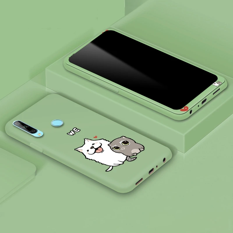 Закаленное стекло+ милые Мультяшные фотографии Мягкий ТПУ чехол для huawei Y9 Prime P10 P10Plus honor 9 Lite 7C чехол