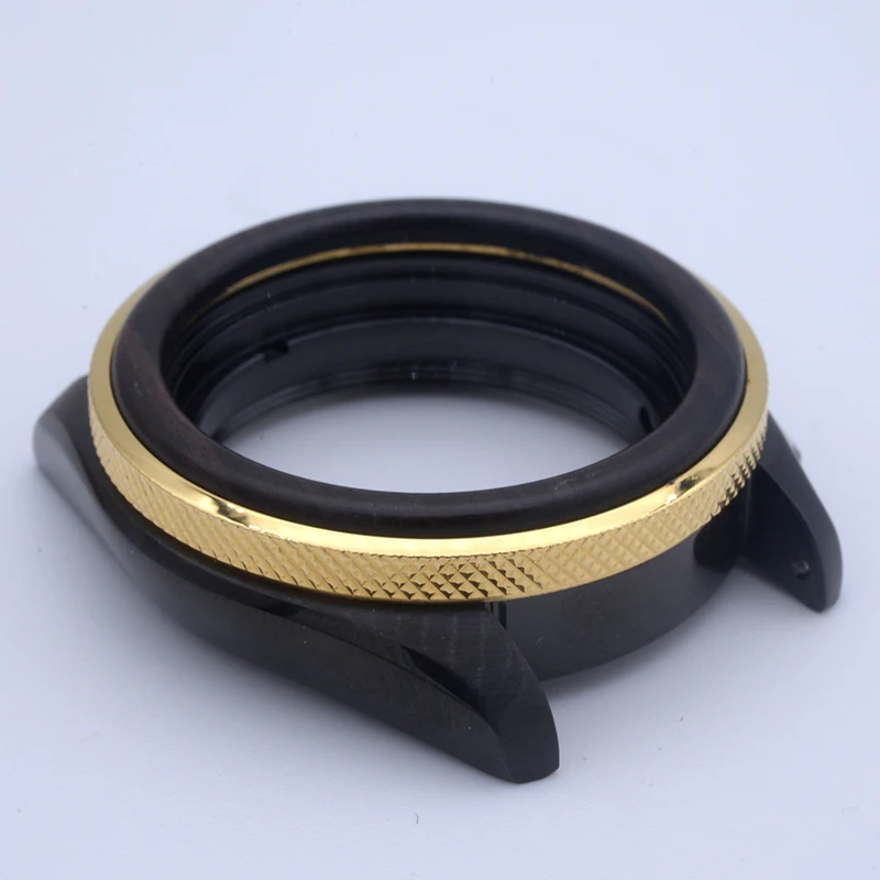 38 мм чехол для часов из эбенового дерева с вставкой SKX черепахи SKX007 подводных