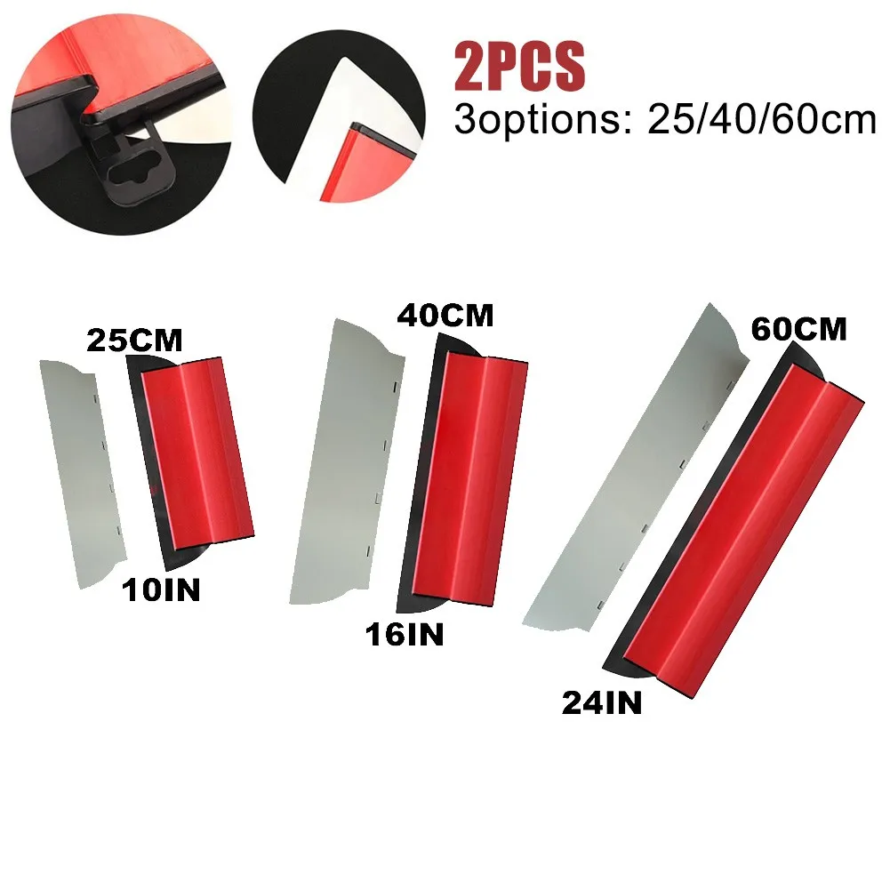 

10/16/24in Drywall Smoothing Tool Skimmer Blade Putty Wall Scraping Plastering Paint Spatulas Construction Woodworking Hand Tool