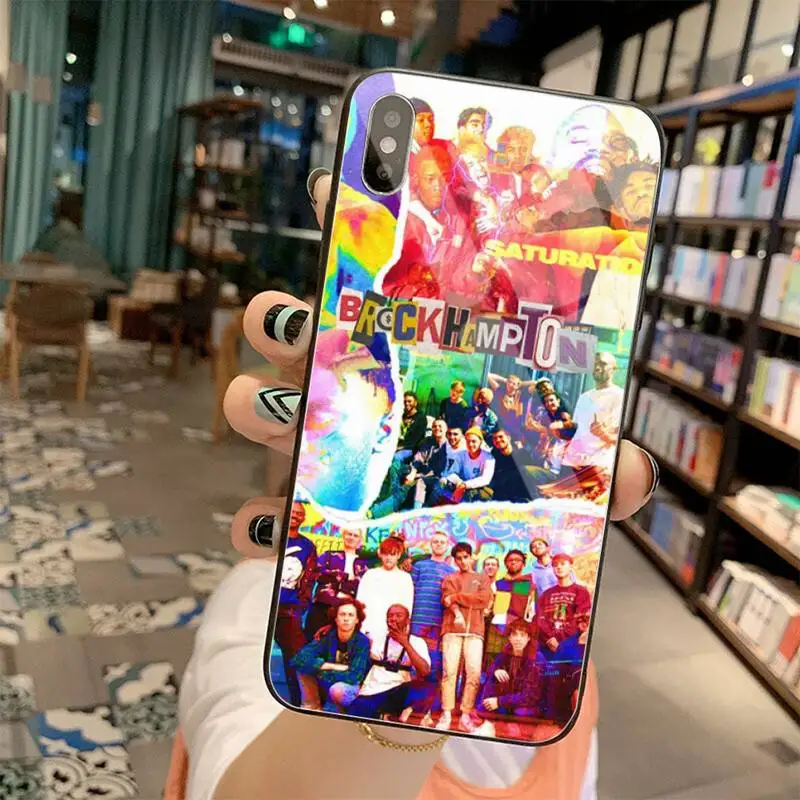 

Dabieshu Hip hop band Brockhampton Luxury Phone Case Tempered Glass For iPhone 11 Pro XR XS MAX 8 X 7 6S 6 Plus SE 2020 case