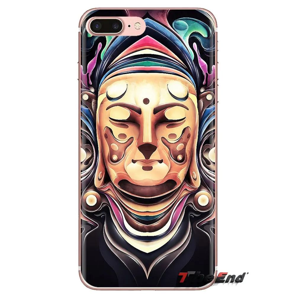 retro Galactic Gautama Buddha For Samsung Galaxy S2 S3 S4 S5 MINI S6 S7 edge S8 S9 Plus Note 2 3 4 5 8 Coque Fundas Phone Covers |