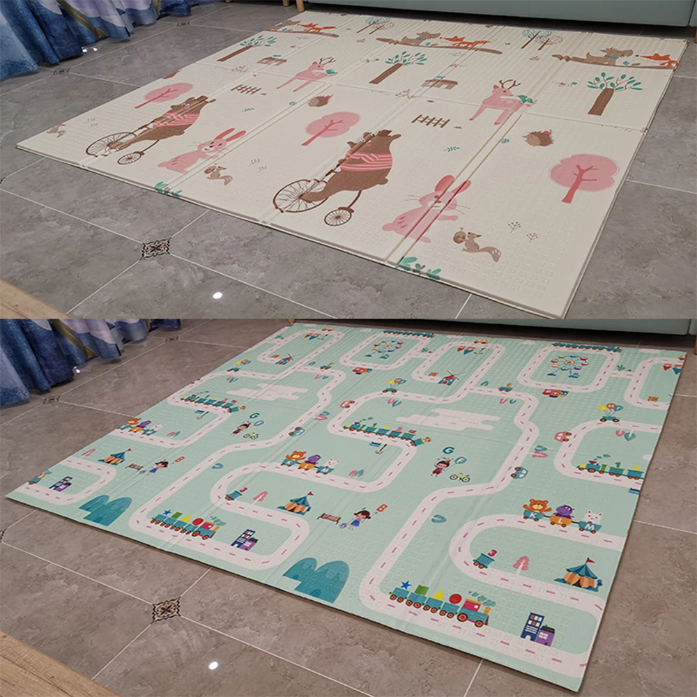 200*180*1 см детский игровой коврик утолщенный экологически чистый EPE мультяшный