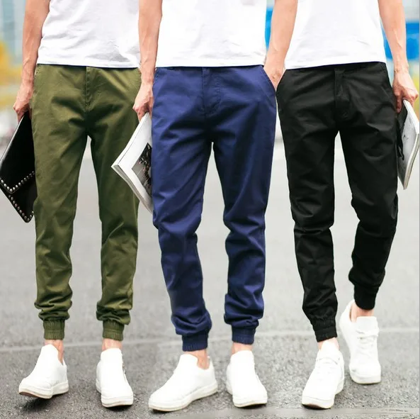 

2021 Brand Summer New Men's Trousers Slim Nine Pants for Male Casual Feet Trouser Dropshipping