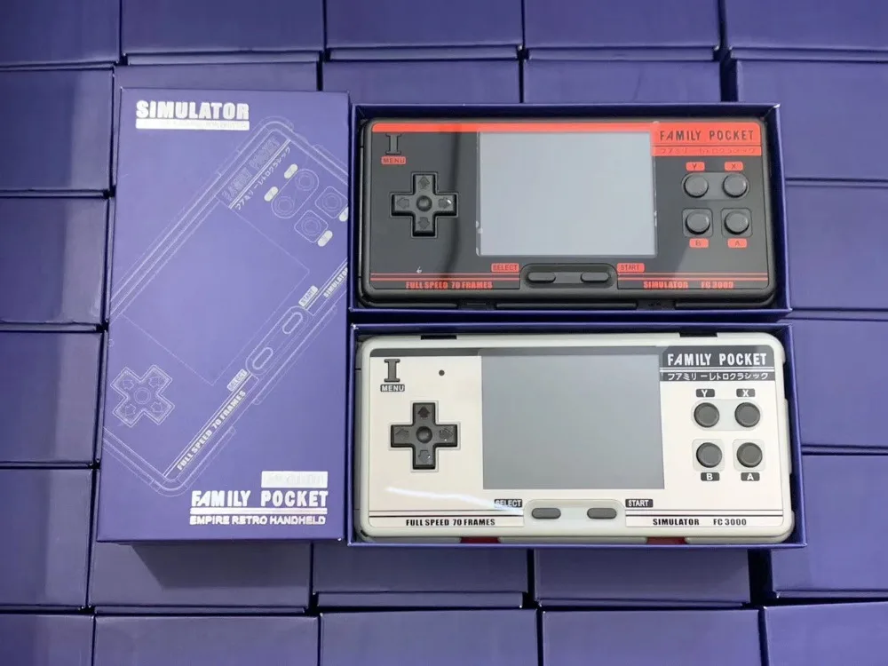 8-битная 3-дюймовая портативная ретро-консоль для видеоигр | Электроника