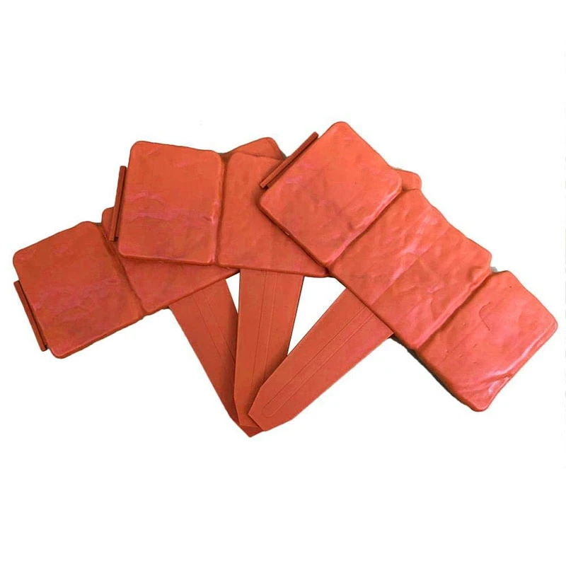 20 шт Пластиковые садовые окантовки граница камень эффект лужайка окантовка