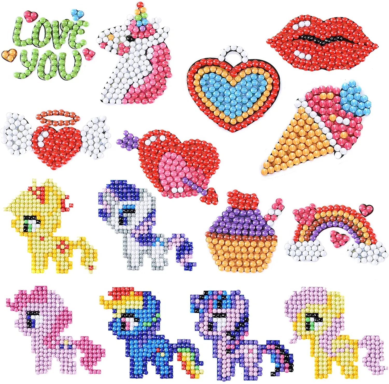 

Алмазная картина-наклейка 5D «сделай сам» для детей