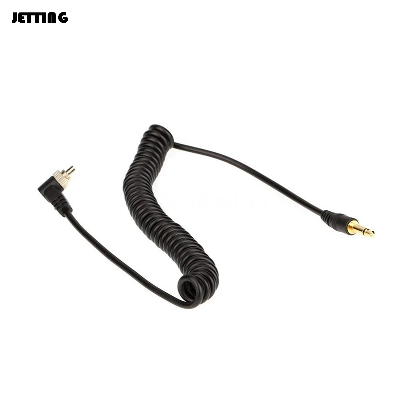 

Camera Flashes Accessories 3.5mm to Male PC Flash Sync Cable Screw Lock for Trigger Studio Light