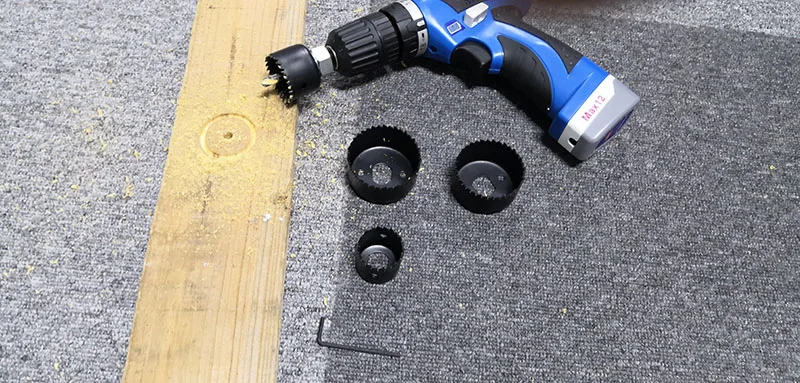 6 шт Би-металл дерево отверстие пилы Набор для деревообработки DIY древесины резак сверло