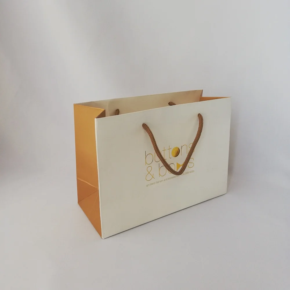 Оптовые продажи 1000 шт./лот высококачественные бумажные пакеты для