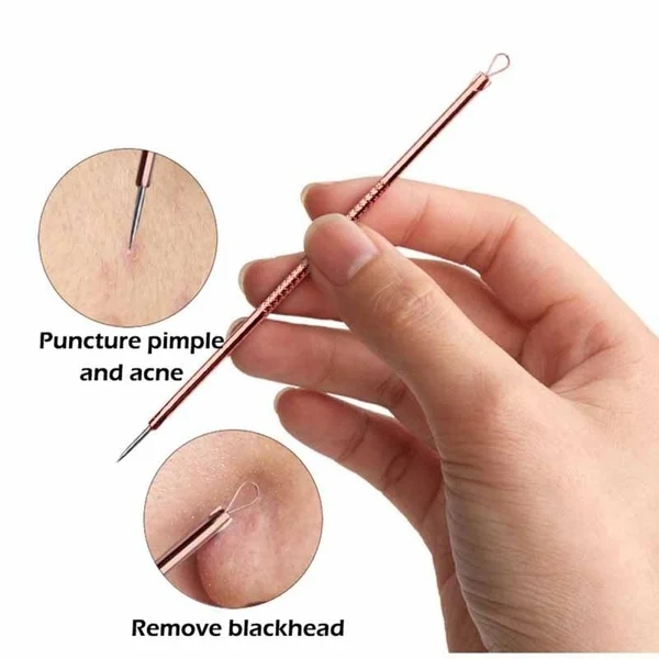 4 шт. Уход за лицом нержавеющая игла для чистки лица Blackhead и инструмент удаления