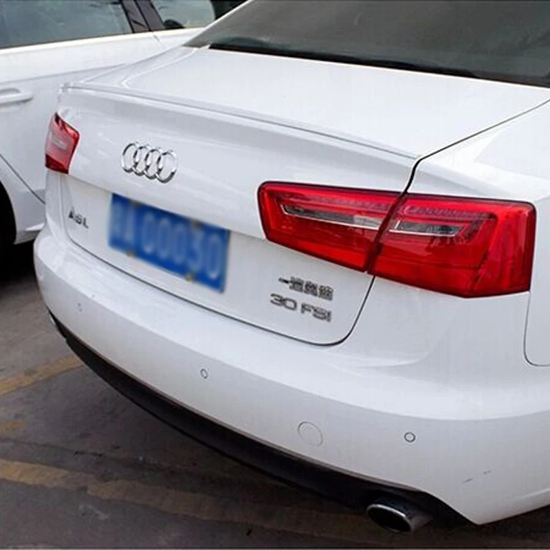 Модифицированный спойлер для заднего багажника A6 C7 в стиле S6 из АБС Audi 2012 2013 2014