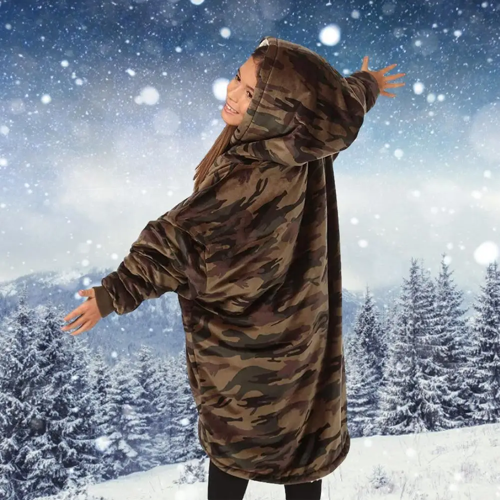 Одеяло для телевизора теплый плотный свитер с капюшоном одеяло взрослых и детей