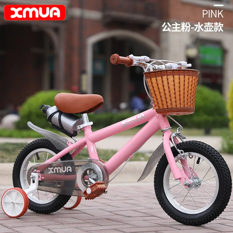 IN STOCK 2022 New Fashion Design Children's Bicycle 3 to 10 Years Old Boys Girls Stroller 12 14 16 18 Inch British Retro Bike