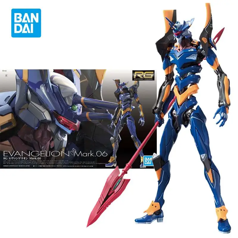 

В наличии Bandai Rg аниме сборная фигурка Eva Evangelion Mark 06 Коллекционная кукла экшн-Фигурка Игрушки для мальчиков подарок