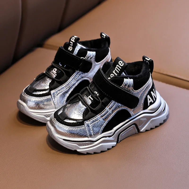 Детская спортивная обувь Корейская для мальчиков и девочек тренд осень зима 2020 |