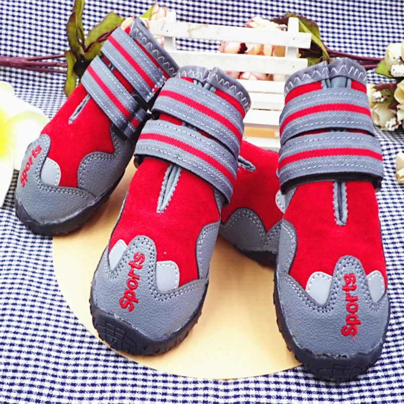 Ботинки для обувь собаки питомец Нескользящие водонепроницаемые ботинки с