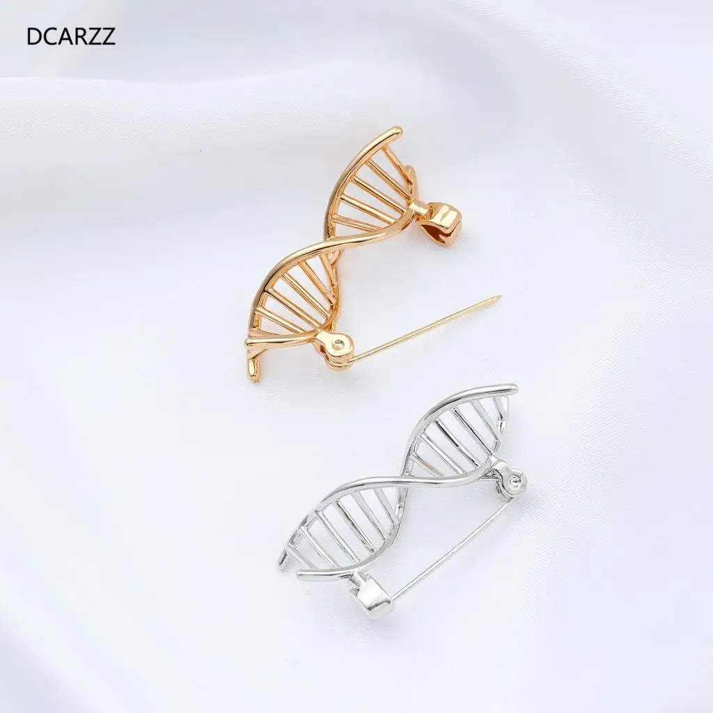 DCARZZ брошь в форме ДНК булавка модные ювелирные изделия с покрытием