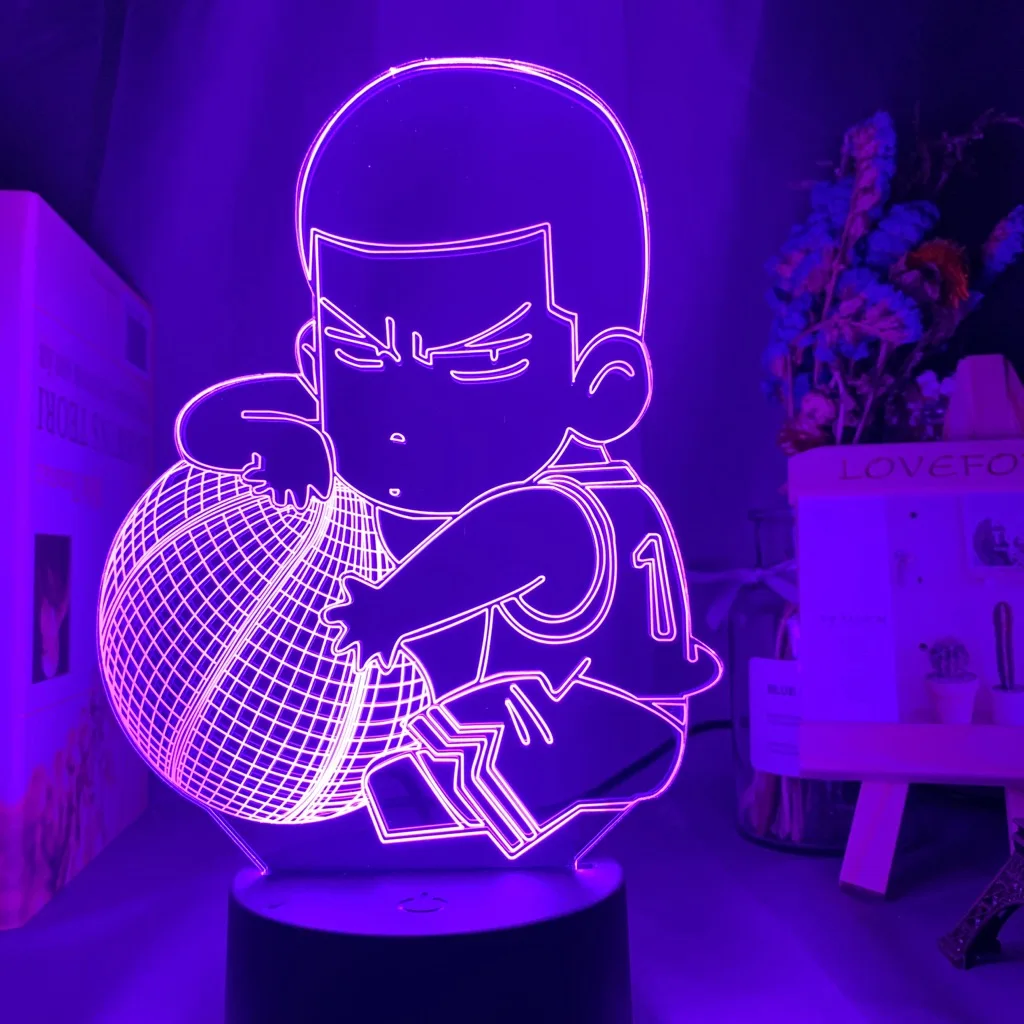 

Anime SLAM DUNK Hanamichi Sakuragi Figure Kids Night Light for Room Decor Cool Birthday Gift College Dorm Desk Lamp Rukawa Kaede
