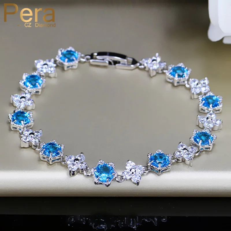 Модные женские ювелирные изделия Pera в форме звезды светильник голубой