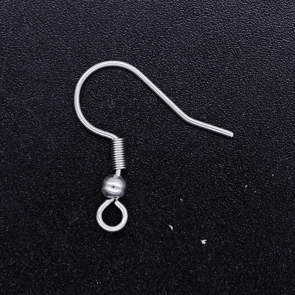 

50pcs/lot 100% Stainless Steel Earring Hook Clasp Accessory Wholesale Dropshipping Jewelry Finding Accessories