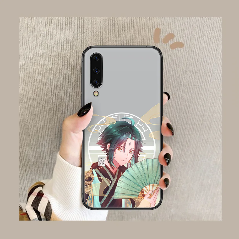 

xiao Genshin Impact Phone Case Cover For Samsung Galaxy A10 A11 A20 E A21 A30 A40 A41 A50 A51 A70 A71 A81 S 4G 5G black Back