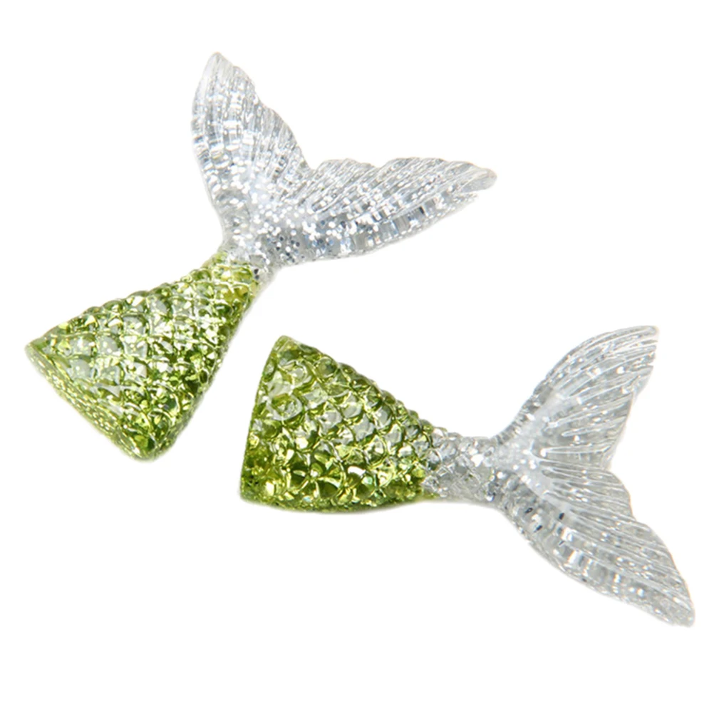 1 шт. Разноцветные Подвески в виде хвоста русалки ручной работы подвесные