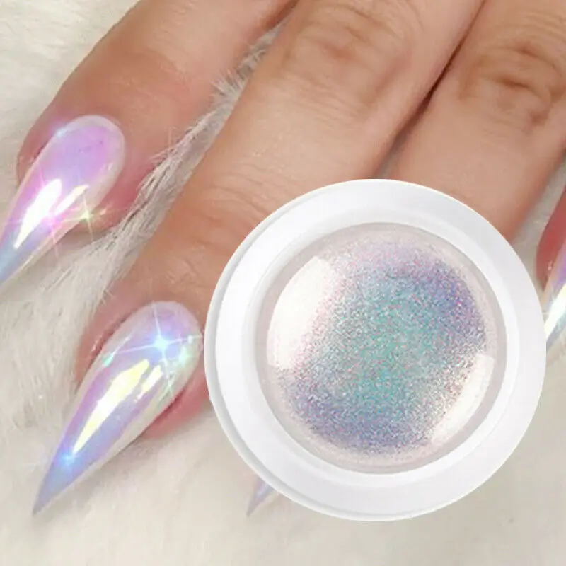 Хромированный перламутровый корпус для ногтей Блестящий пигмент порошок