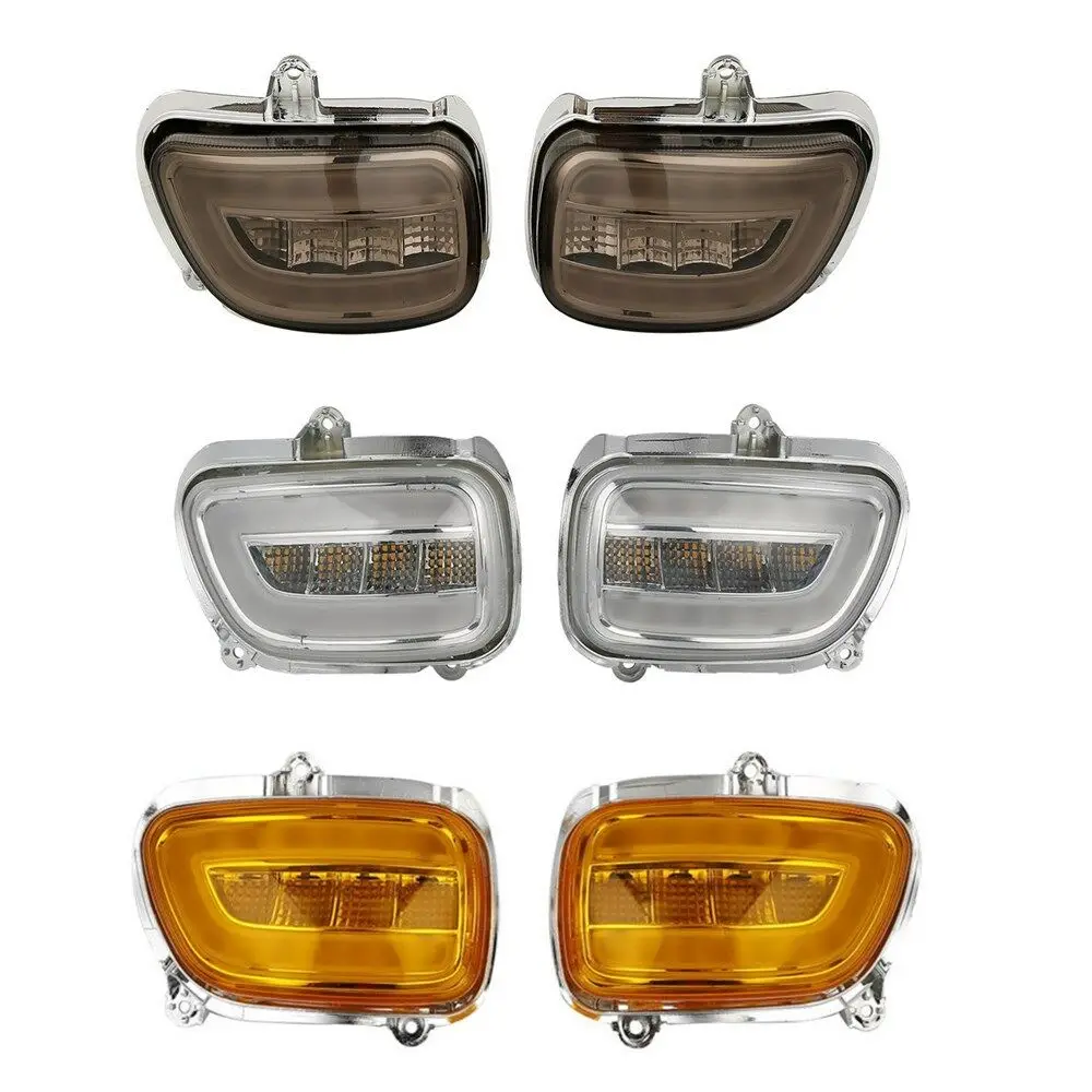 Передние СВЕТОДИОДНЫЕ ПОВОРОТНЫЕ сигналы для мотоцикла Honda Goldwing GL1800 2001 2017 F6B 13 17