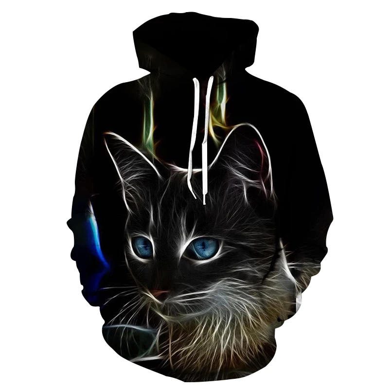 

Мужская/Женская толстовка с капюшоном и круглым вырезом, с 3D-принтом