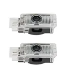 2 шт., Автомобильные светодиодные лампы-проекторы для дверей Mercedes Benz W203 C Class 2001 - 2007 W240 SLK R171 CLK W209 SLR