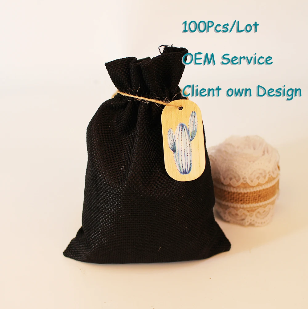 Цветная карточка из крафт-бумаги с изображением кактуса белая/черная/коричневая