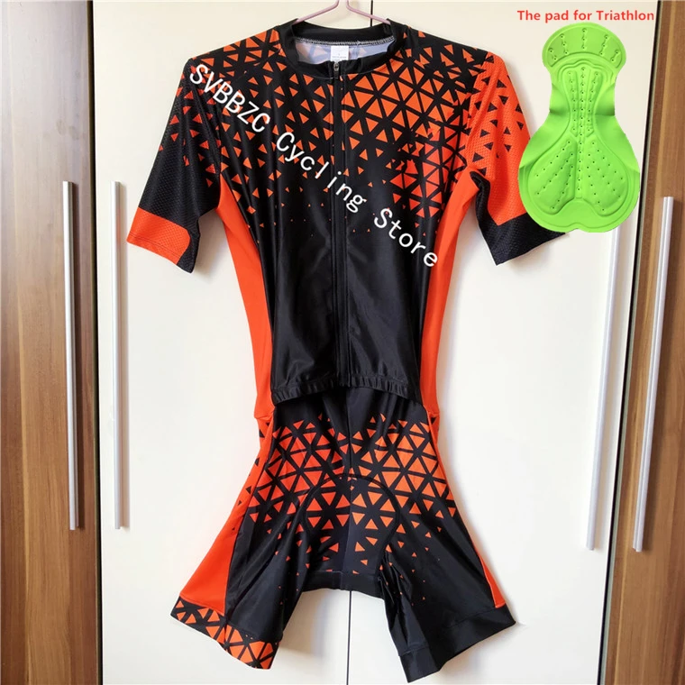 3-Pic Color Мужской спортивный костюм для триатлона, спортивная одежда, Ropa Ciclismo Maillot, Быстросохнущий комплект одежды из Джерси для велоспорта - Цвет: 3-Pic Color