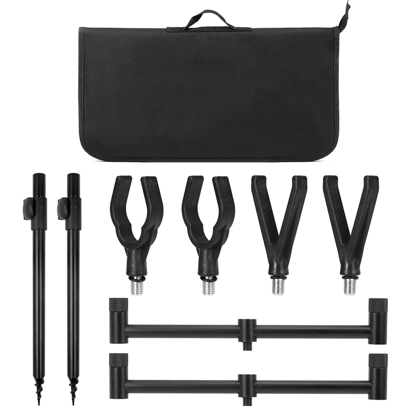 

9 шт., держатель для удочки, с сумкой для хранения