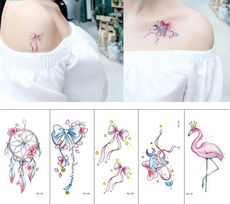 Ловец снов временное тату стикеры Водонепроницаемый поддельные татуировки