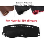 Сверхмягкий Противоскользящий чехол для приборной панели автомобиля для Hyundai i30 (все годы), автомобильный коврик, защита от солнца