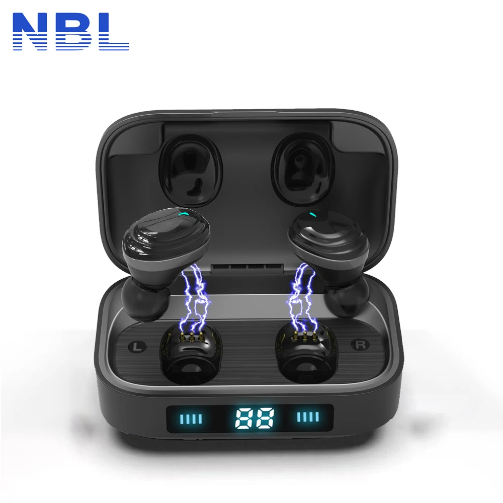 H01TWS Bluetooth наушники 5 0 9D стерео музыка гарнитура сенсорное управление