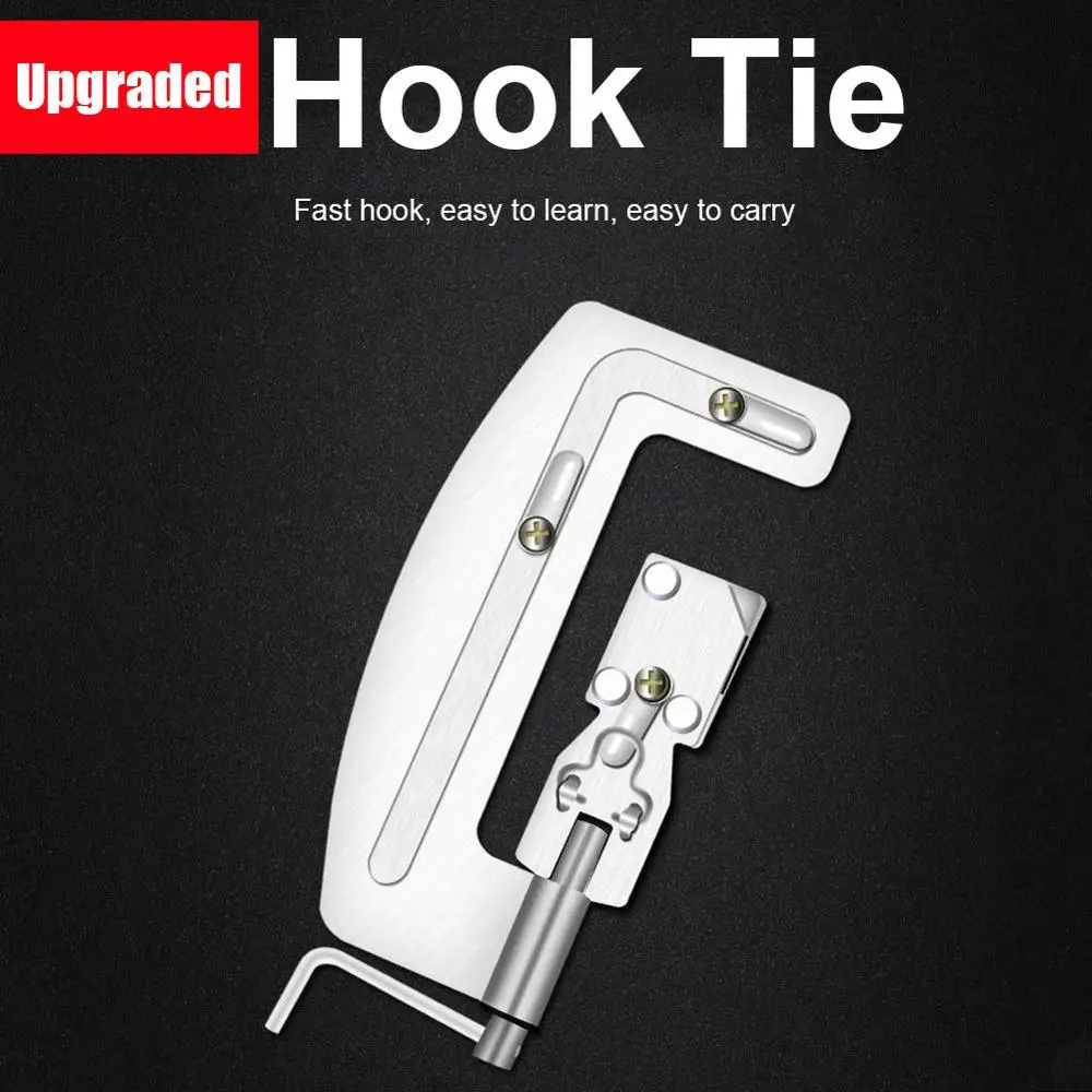 Полуавтоматический рыболовный крючок приспособление для привязывания лески