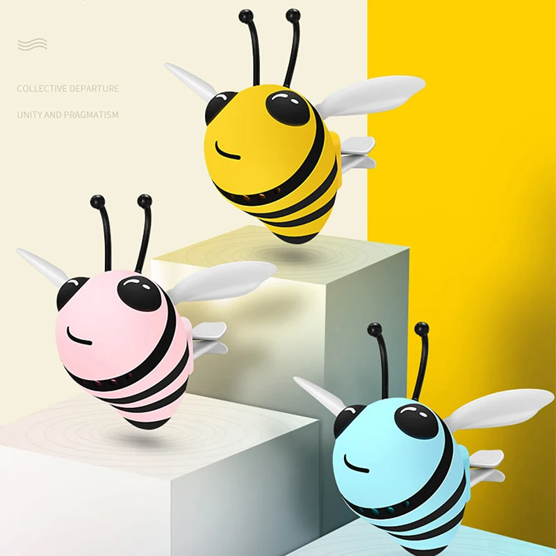 

Creative Bee Air Freshener Auto Perfume Diffuser Car Ventilation Outlet Clip Interior Decoration Flavor Car Fragrances Deodorant