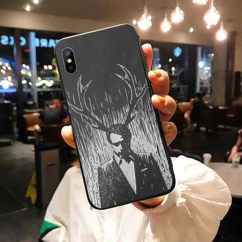 

Hannibal eat the rude American TV show Phone Case for iPhone 11 12 mini pro XS MAX 8 7 6 6S Plus X 5S SE 2020 XR shell