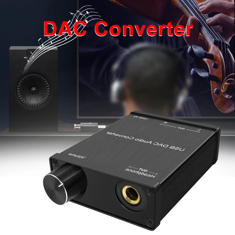 Цифро-аналоговый преобразователь DAC HIFI стерео компьютерный усилитель для