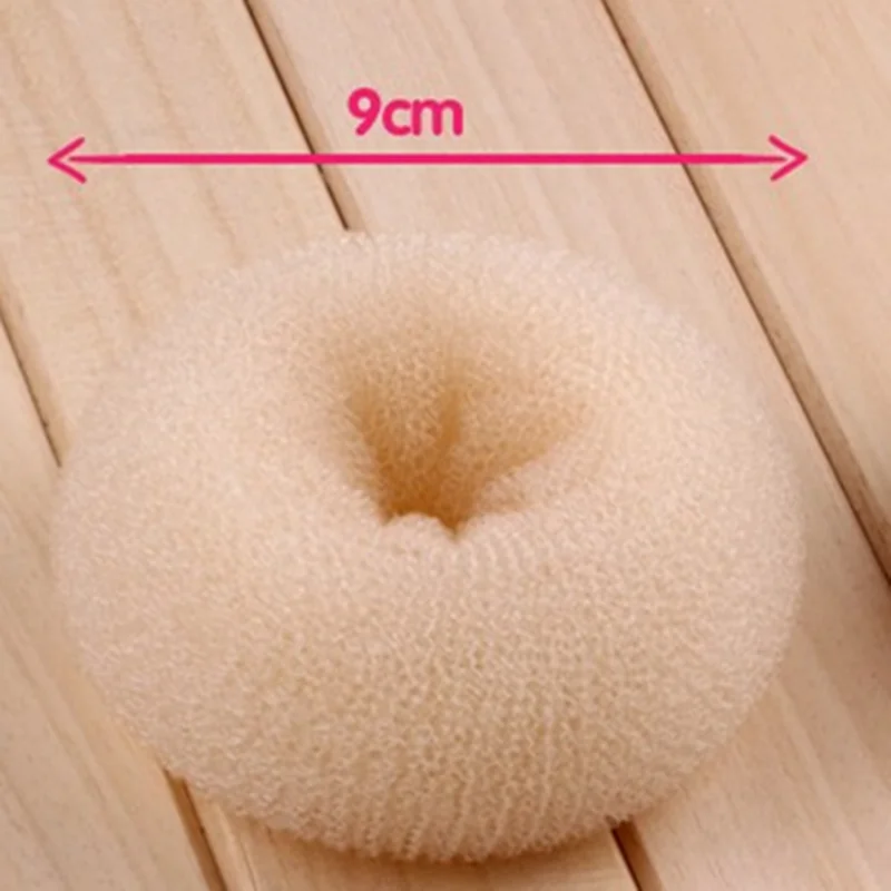 

1Pc Nylon Women Hair Donut Bun Maker Hair Accessories 6cm/8cm/9cm Girls Hair Braider Styling Tools Headwear Ponytail Holder