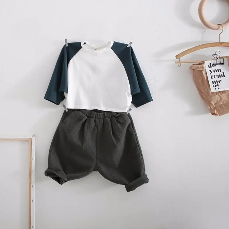 

2021 New Boys Girls T-Shirt Fashion Korean Style Children Shirt Long Sleeve Cotoon Top Lovely Brand Toddler Casual Shirts Basic