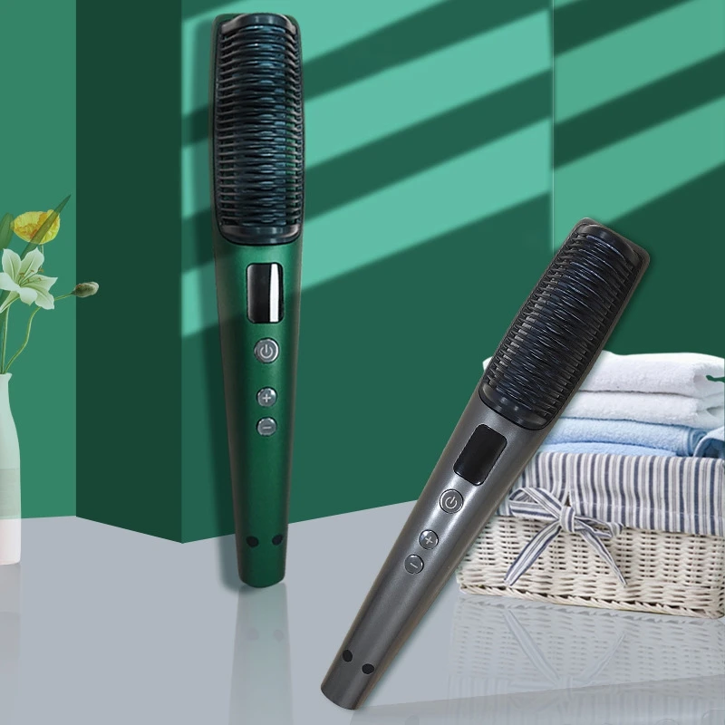 

MCH Ceramic Heating Hair Straightening Brush Auto-Off Hair Straightening Comb EU Plug