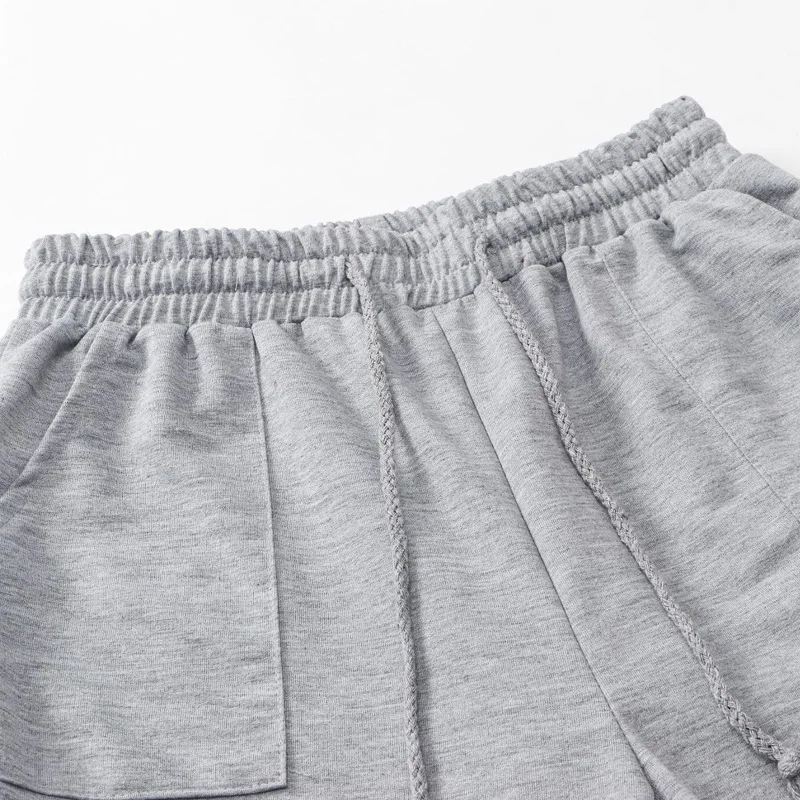 

Viifaa Grey Drawstring Elastic Waist Sporting Joggers Sweatpants Women Fitness Summer Spring Casual Streetwear Pants