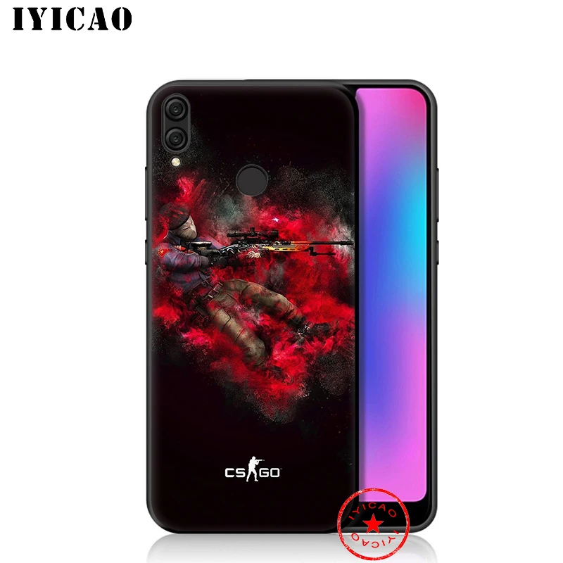 Мягкий чехол IYICAO Counter Strike CS Go для Huawei Honor 20 10 9X 9 8C 8X 8 7X 7C 7A 6A Nova 5i 4 3i 2 2i Lite Pro View Note |